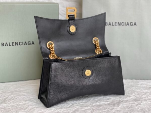 Balenciaga Bag Crush 22ss 151 Black Crackle