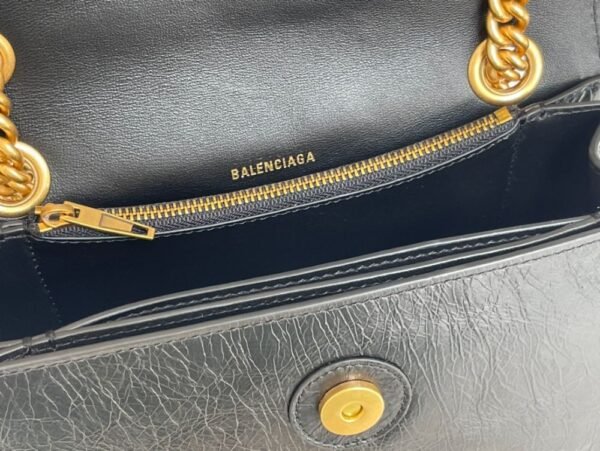 Balenciaga Bag Crush 22ss 151 Black Crackle