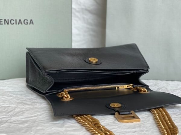 Balenciaga Bag Crush 22ss 151 Black Crackle