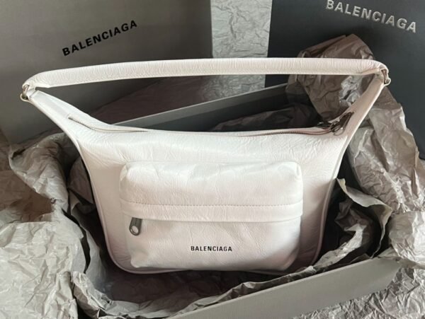 Balenciaga Bag Raver  Waist Bag White