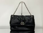 Balenciaga Oil wax Bag Monaco 0918 Black