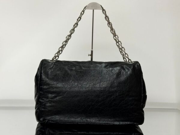 Balenciaga Oil wax Bag Monaco 0918 Black