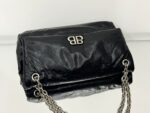 Balenciaga Oil wax Bag Monaco 0918 Black