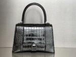 Balenciaga Bag Hourglass Plain Weave Black
