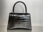 Balenciaga Bag Hourglass Plain Weave Black