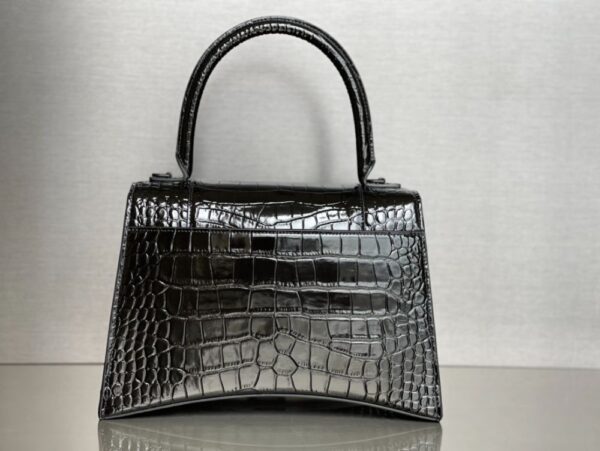 Balenciaga Bag Hourglass Plain Weave Black