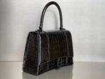 Balenciaga Bag Hourglass Plain Weave Black