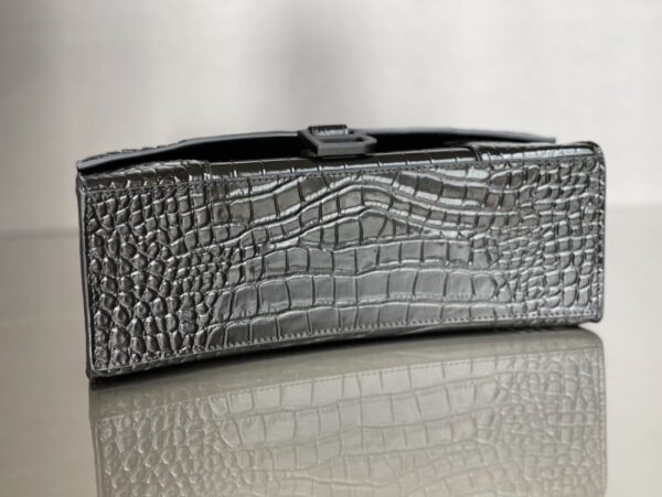 Balenciaga Bag Hourglass Plain Weave Black
