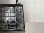 Balenciaga Bag Hourglass Plain Weave Black