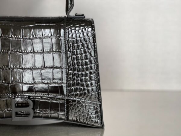 Balenciaga Bag Hourglass Plain Weave Black