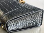 Balenciaga Bag Hourglass Plain Weave Black Gold
