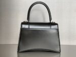 Balenciaga Bag Hourglass Crocodile Pattern Black
