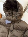 Prada Down Jacket Goose down Short Coffee