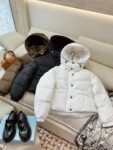 Prada Down Jacket  Goose down Short White