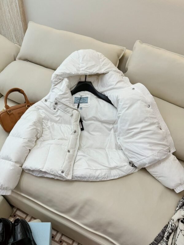 Prada Down Jacket  Goose down Short White