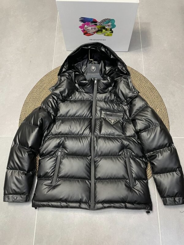Prada Down Jacket 90 Goose down Black