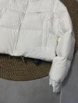 Prada Down Jacket Re-Nylon Bread Clothes White