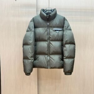 Prada Down Jacket  Duck Down Green