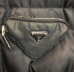 Prada Down Jacket Duck Down Black Middle