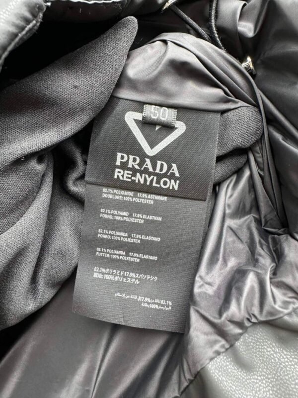 Prada Down Jacket Duck Down Black