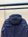 Prada Down Jacket Re-Nylon 95 White Duck Down Hooded Blue