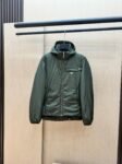 Prada Down Jacket Re-Nylon Green 95 White Duck Down Hooded