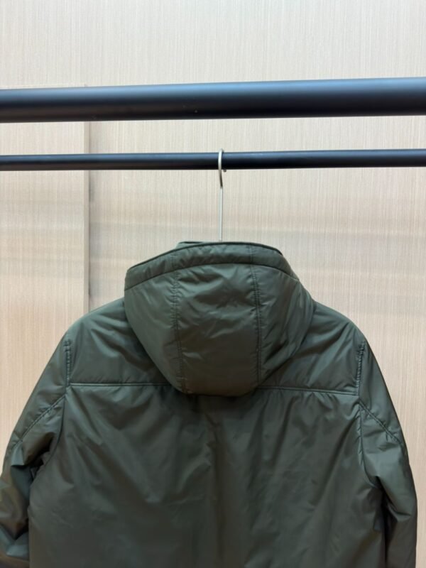 Prada Down Jacket Re-Nylon Green 95 White Duck Down Hooded