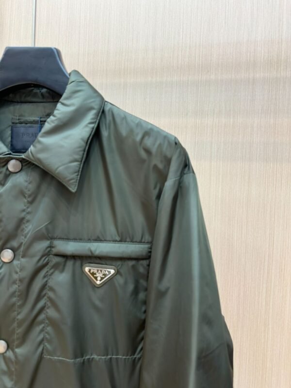 Prada Down Jacket Re-Nylon Green 95 White Duck Down