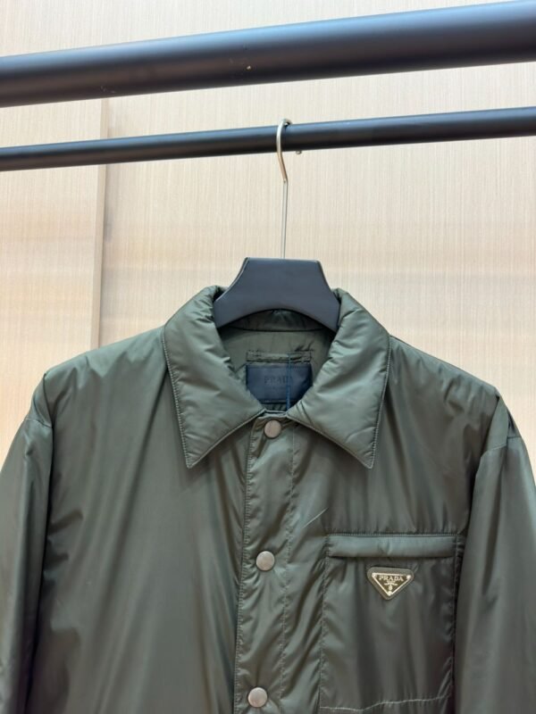 Prada Down Jacket Re-Nylon Green 95 White Duck Down