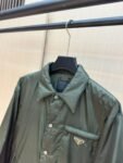 Prada Down Jacket Re-Nylon Green 95 White Duck Down