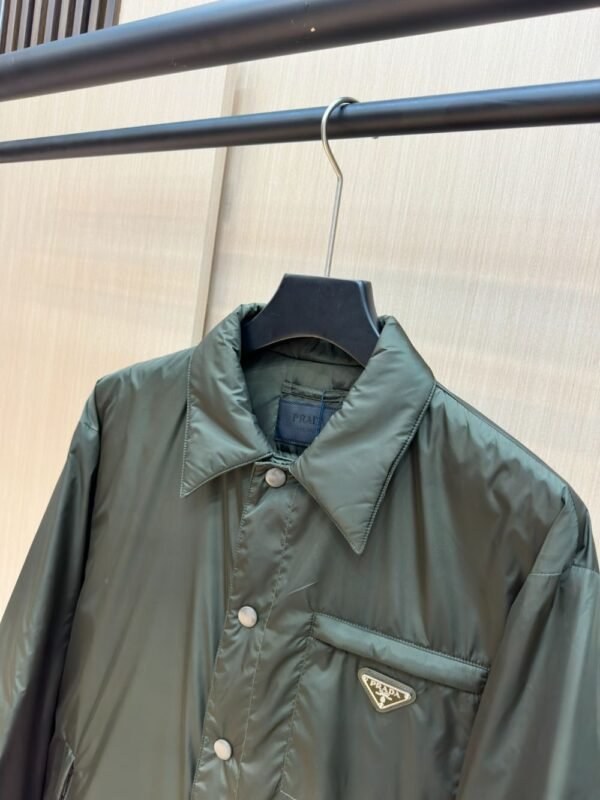 Prada Down Jacket Re-Nylon Green 95 White Duck Down