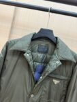 Prada Down Jacket Re-Nylon Green 95 White Duck Down