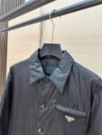 Prada Down Jacket Re-Nylon Black 95 White Duck Down