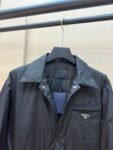 Prada Down Jacket Re-Nylon Black 95 White Duck Down