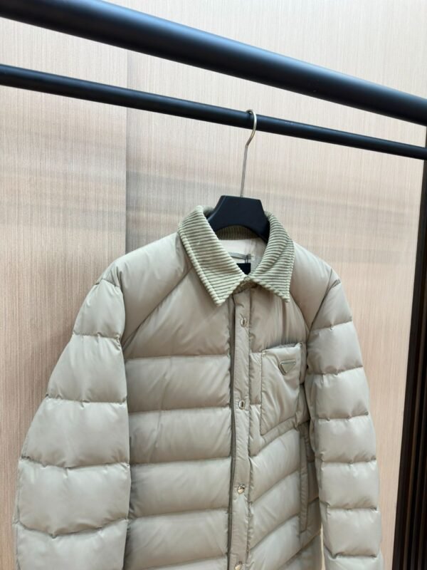 Prada Down Jacket Re-Nylon Khaki