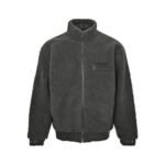 Louis Vuitton 24Fw Leather Lambskin Stand Collar Jacket