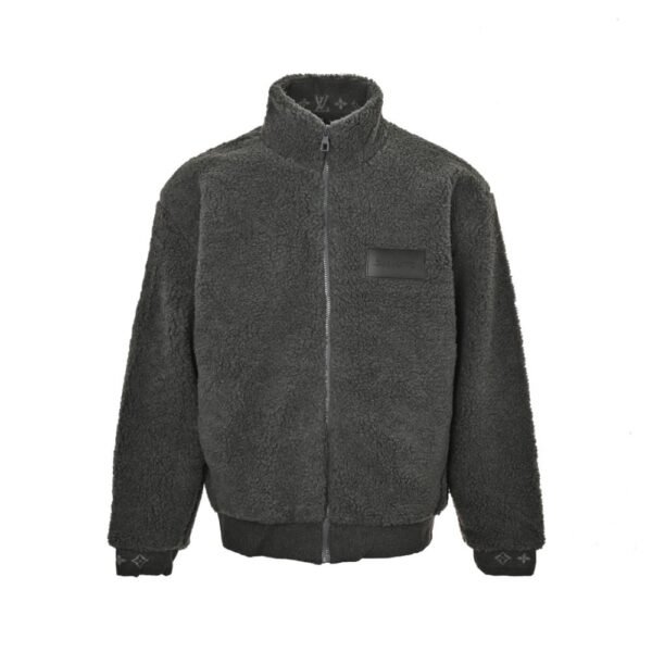 Louis Vuitton 24Fw Leather Lambskin Stand Collar Jacket