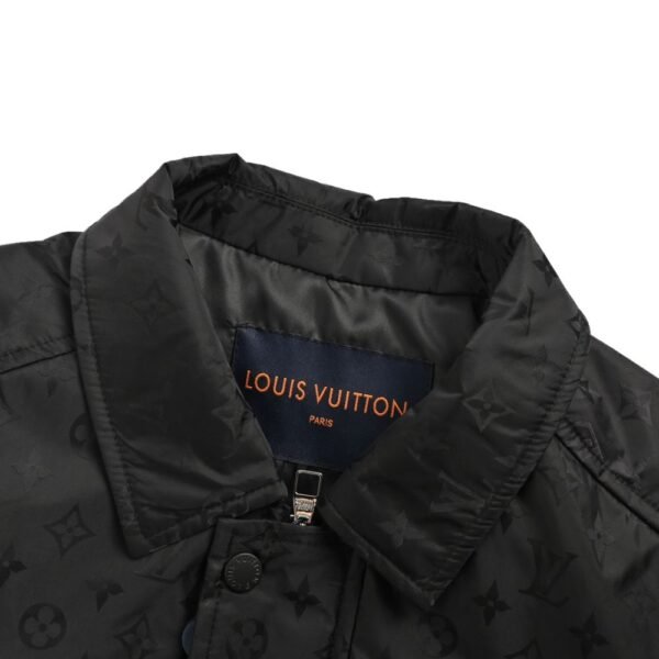Louis Vuitton 24Fw Old Fashioned Thin Cotton Jacket Black