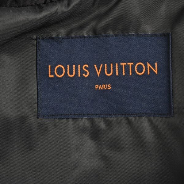 Louis Vuitton 24Fw Old Fashioned Thin Cotton Jacket Black
