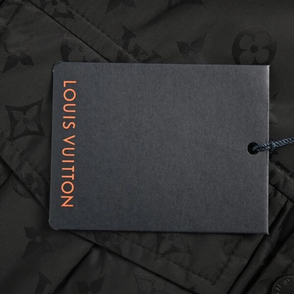 Louis Vuitton 24Fw Old Fashioned Thin Cotton Jacket Black