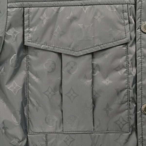 Louis Vuitton 24Fw Old Fashioned Thin Cotton Jacket Grey