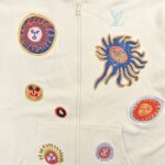Louis Vuitton Embroidered hooded jacket