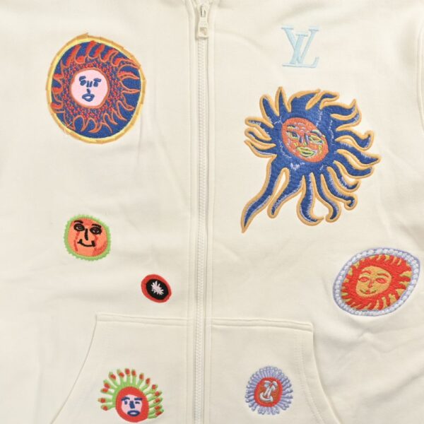 Louis Vuitton Embroidered hooded jacket