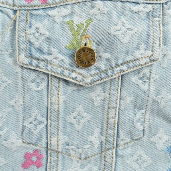 Louis Vuitton Tyler Denim jacket with monogram jacquard embroidery