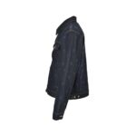 Louis Vuitton 24Fw Logo Embroidered Denim Jacket