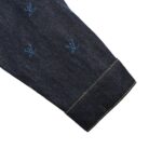 Louis Vuitton 24Fw Logo Embroidered Denim Jacket