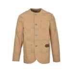 Louis Vuitton Embroidered turquoise checkerboard denim jacket