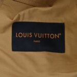 Louis Vuitton Embroidered turquoise checkerboard denim jacket