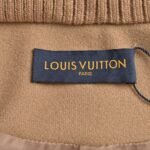 Louis Vuitton Embroidered leather panel jacket