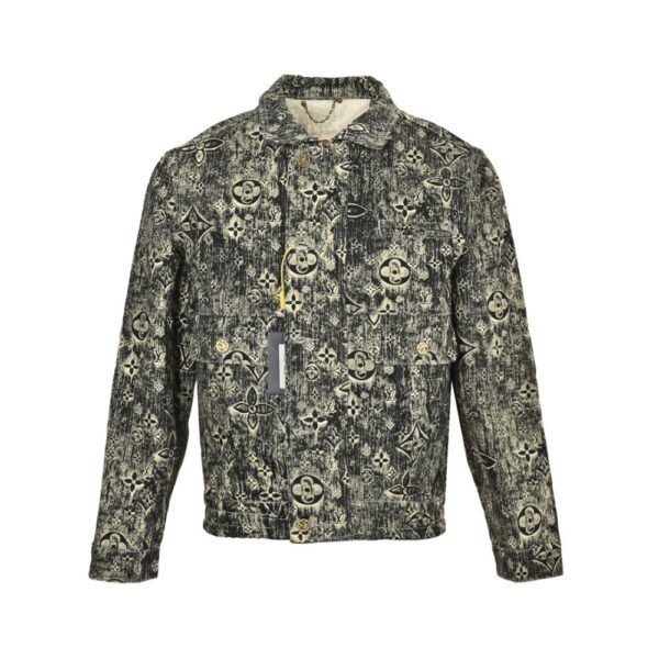 Louis Vuitton Vintage floral denim jacket